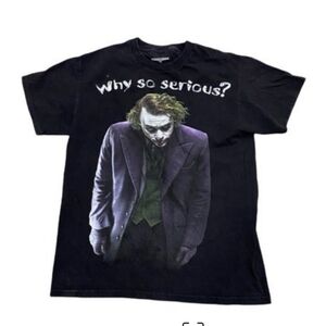 VINTAGE batman the dark knight Joker heath ledger large t shirt